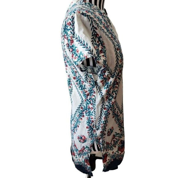 Boho Summer Peasant Fruit Inspired Cotton Shift Dress 12 Festival - Picture 6 of 8